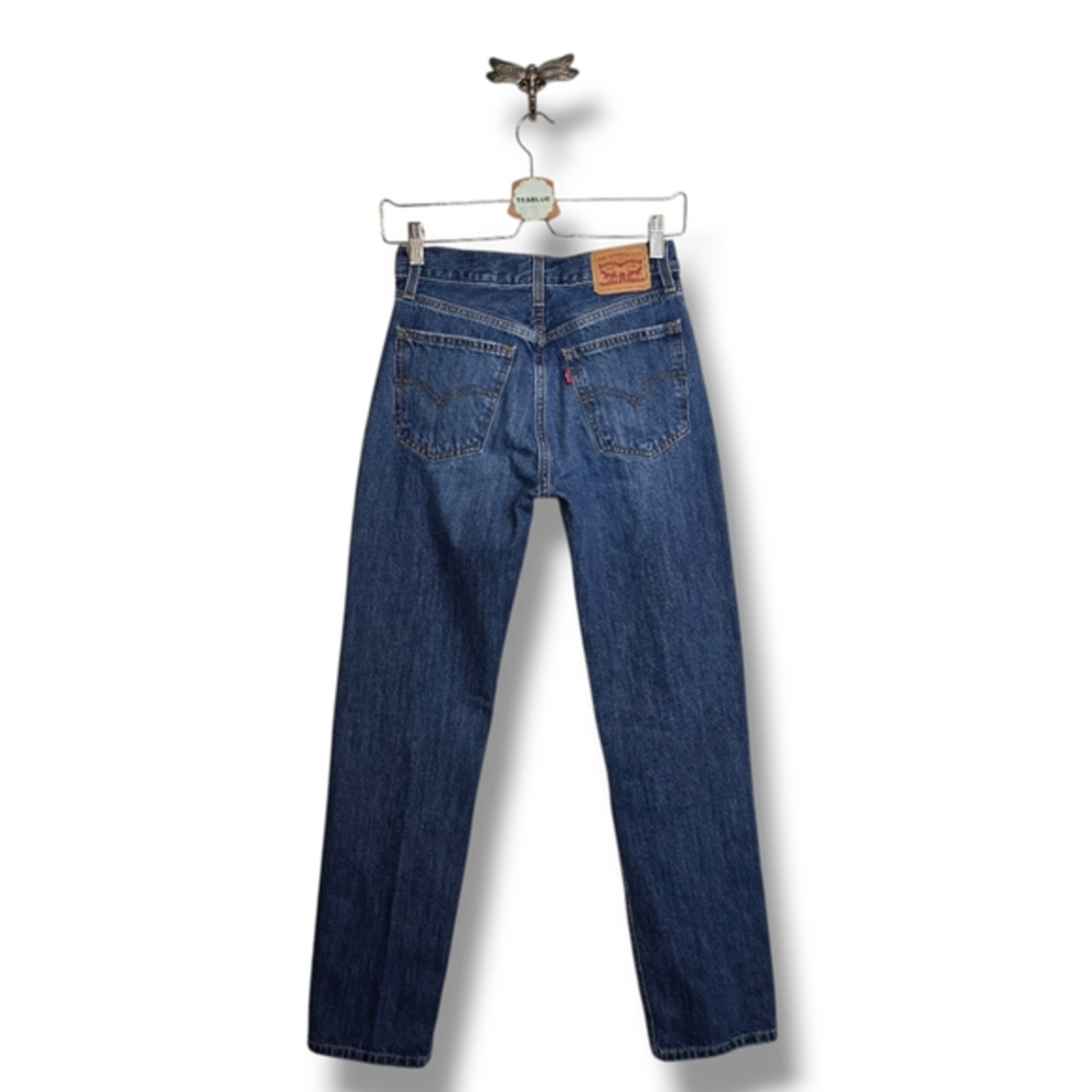 🔴 3/$30 Levi's 24×30.5 Low Pro Amplify It Medium Wash Straight Leg Jean - Picture 3 of 13